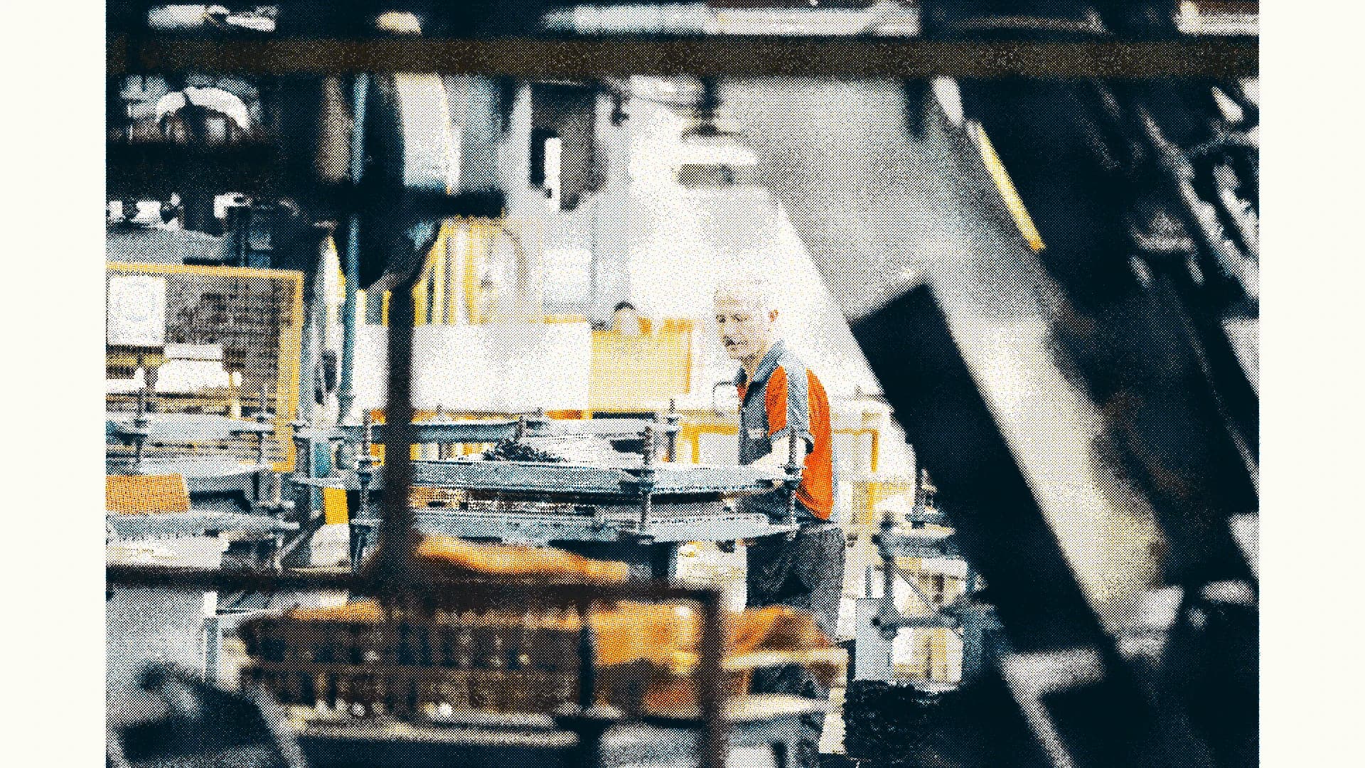 Operator on the production floor
